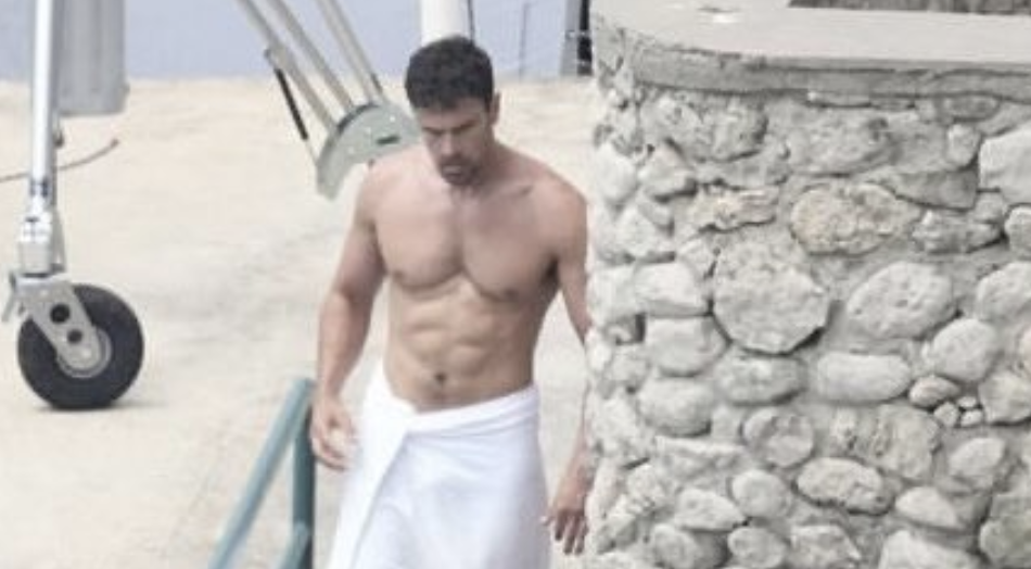 Theo James wears white speedos for sexy D&G ad