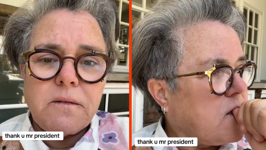 Rosie O’Donnell responds to Biden dropping out: “Who’s the old one now?”