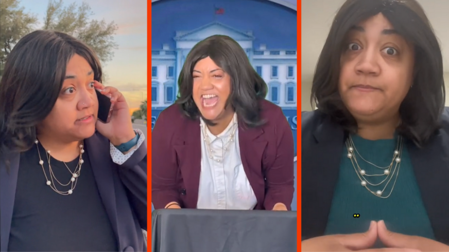 Allison Reese is blessing us with the absolute best Kamala Harris impression we’ve ever seen
