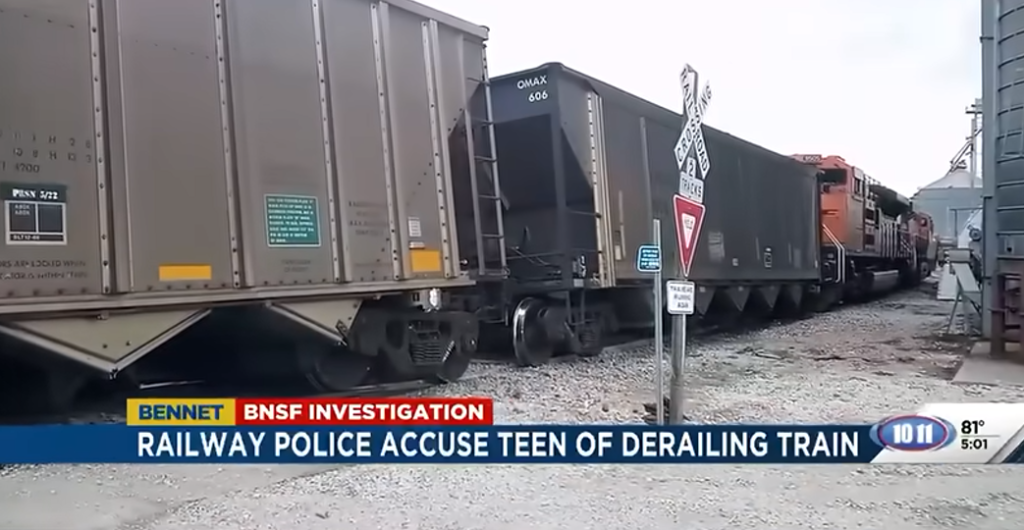 Nebraska Teen Charged In Freight Train Derailment