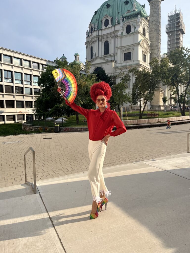 Austrian drag queen Candy Licious on the 2024 EuroGames, life lessons from RuPaul & how cycling sets her free