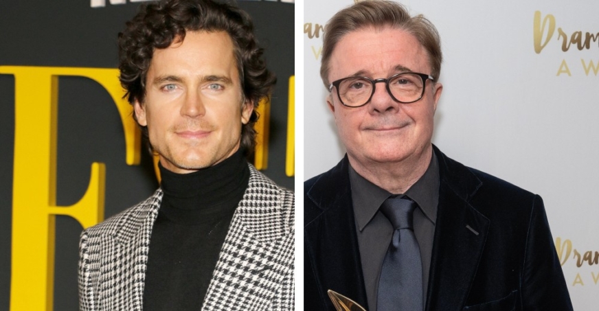 Your first look at Matt Bomer & Nathan Lane in the new ‘Golden Girls’ inspired sitcom ‘Mid-Century Modern’