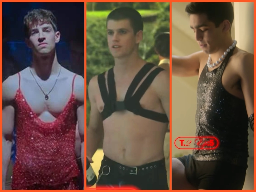 Manu Ríos’ sequin tank, Omar Ayuso’s pearl necklace & all the wildest looks from 8 seasons of  ‘Élite’