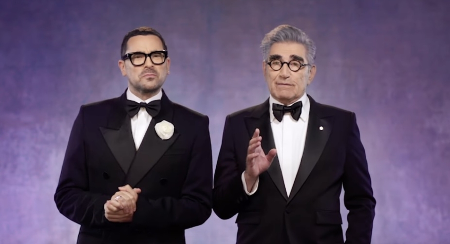 Emmy Awards hosts Dan & Eugene Levy have the gays in a father-versus-son thirst dilemma