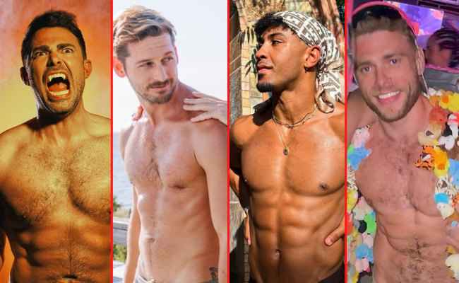 Gus Kenworthy’s getup, Jonathan Bennett’s fangs, & Max Emerson’s massage