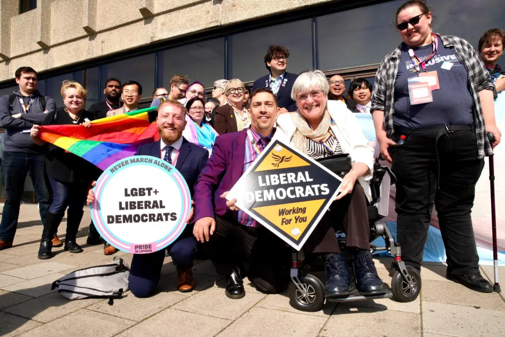 Show of support for trans people at Lib Dems’ conference in Brighton