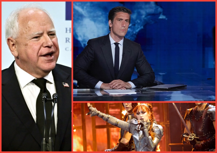 David Muir’s hairy chest, Tim Walz’s latest viral moment, Chappell Roan channels Joan of Arc