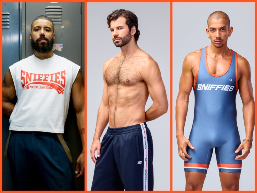 PHOTOS: Sniffies ushers in Hot Slut Fall™ with a new line of cruising sports gear