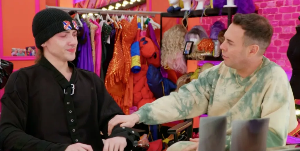 Drag Race UK season six star reveals they were groomed as a child in heartbreaking scene