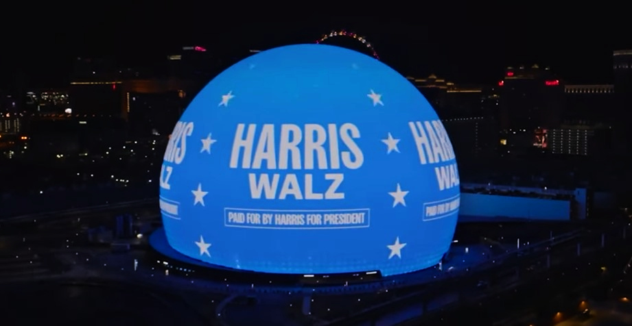 Harris/Walz Ad To Take Over Las Vegas Sphere [VIDEO]