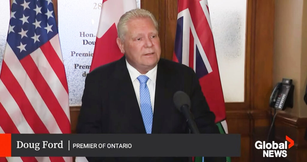 Ontario Premier Doug Ford Furious Over Tariffs Threat: “Comparing Us To Mexico Is The Most Insulting Thing”