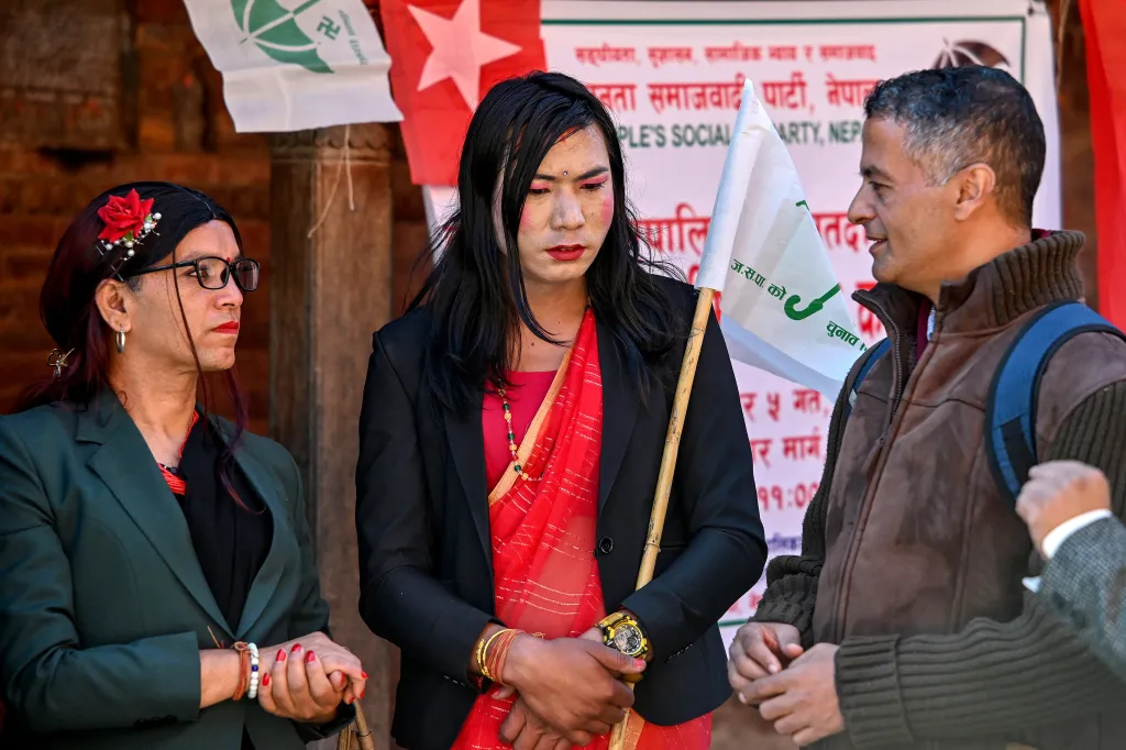 Two out trans candidates are running for office in Nepal for the first time