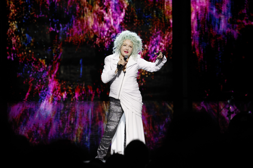 Cyndi Lauper exorcised all the “bad energy” in Madison Square Garden with Sam Smith’s help