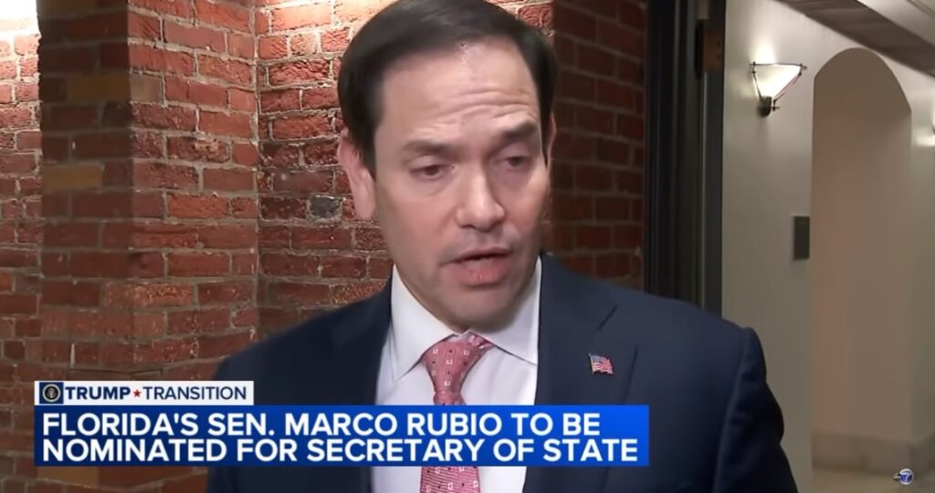 NYT: Trump To Name Rubio As Secretary Of State