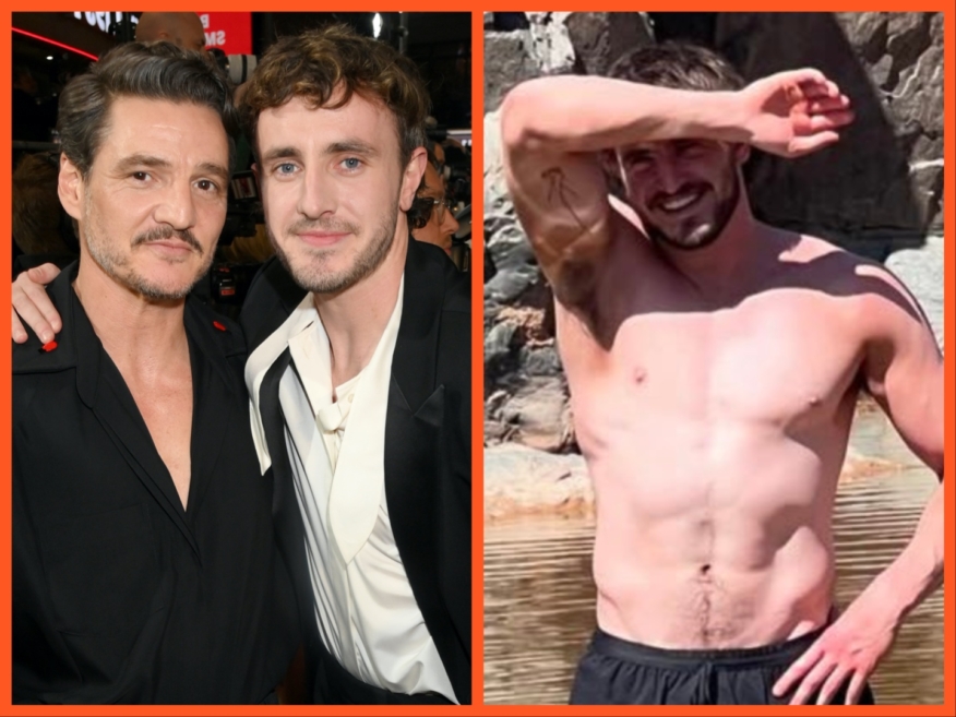 Pedro Pascal causes a gay earthquake sharing shirtless pic of Paul Mescal’s ‘Gladiator II’ body