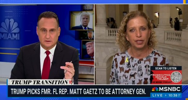 Wasserman-Schultz: Parents Wouldn’t Trust Gaetz With Their Teenager And We Can’t Trust Him With The DOJ