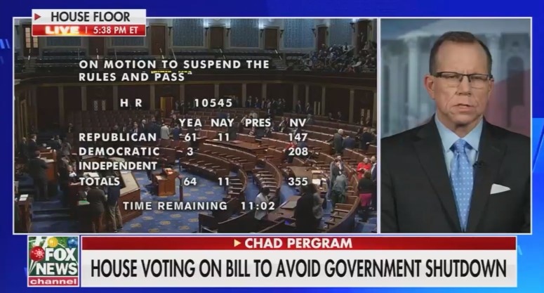 Fox Reporter: Dems “Saved The Day” On Fiscal Votes