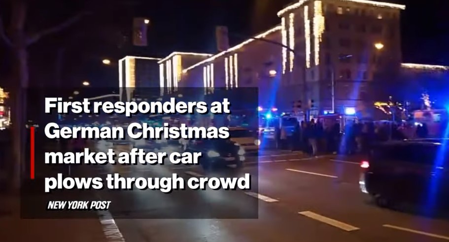 Car Plows Into German Xmas Market, Many Injuries