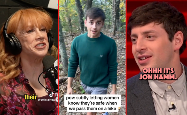 Chris Stanley’s viral hike, Jon Hamm’s piece, & Kathy Griffin’s psych hold