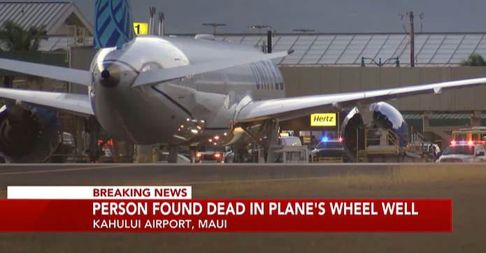 Body Found In Wheel Well Of United Flight To Hawaii