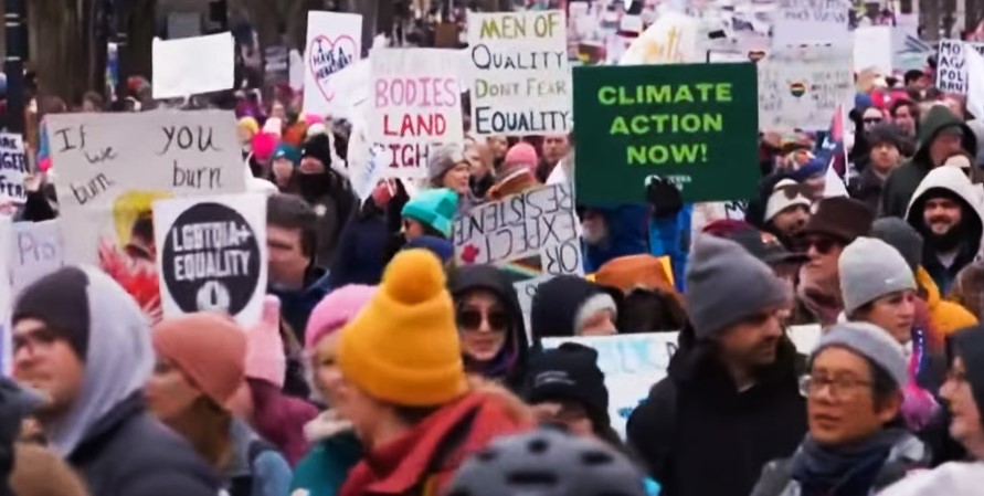 Thousands March Against Felon-Elect In DC [VIDEO]