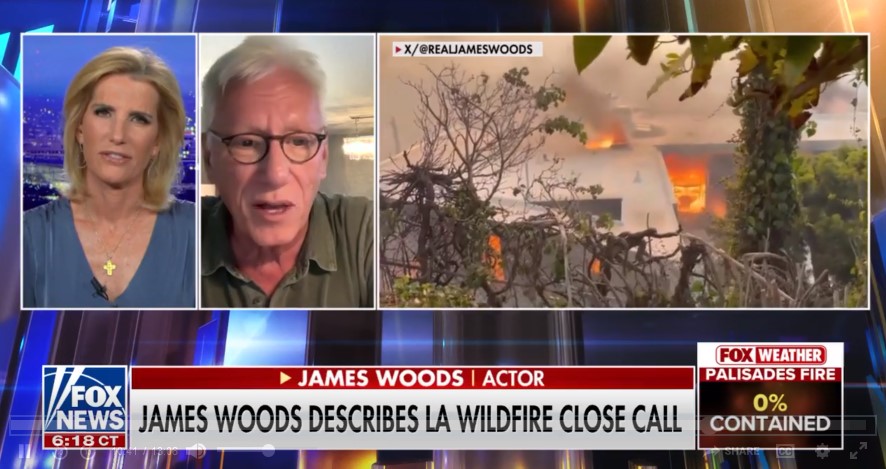 James Woods Calls For “Tribunals” Over CA Wildfires