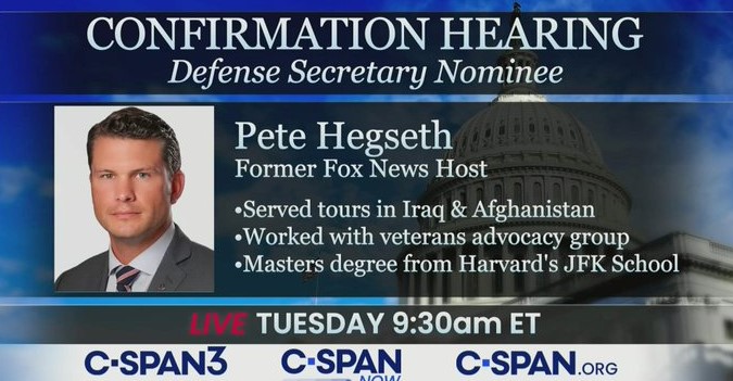 LIVE VIDEO: Hegseth’s Senate Confirmation Hearing