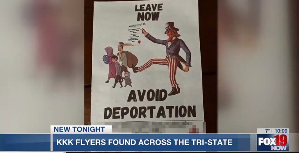 KKK Fliers Tell Kentucky Immigrants To “Leave Now”