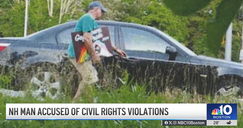 Cops: NH Man Stole “Pedophile” LGBTQ Rights Signs