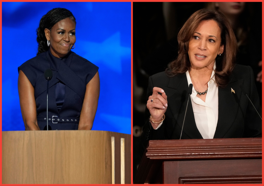 Michelle Obama & Kamala Harris are fresh out of effs when it comes to D*n*ld Tr*mp & JD Vance