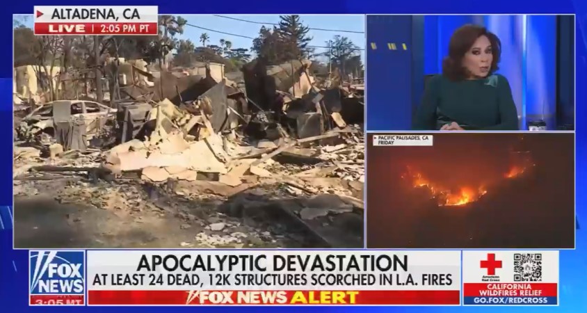 Pirro: “Other States Shouldn’t Pay The Bill” For CA Fires