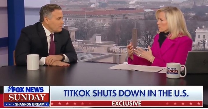 Yesterday Fox News Discussed Shutdown Of “TitKok”